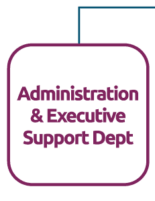 At the last level of hierarchy, below the Assistant Financial Commissioner, is the Department of Administration & Executive Support.